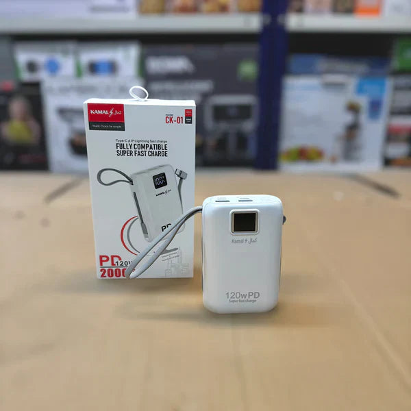 120W PD Super Fast 20,000mAH Power bank