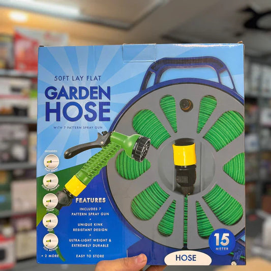 50FT Lay Flat Garden Hose - Lot Imported